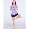 image:imageRoadbox Womens UPF 50 Sun Protection Shirts Moisture Wicking Short Sleeve Rash Guard Athletic Running Workout TopsA12 Light Purple