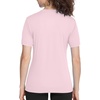 image:imageRoadbox Womens Workout Tops Short Sleeve UPF 50 Sun Protection Shirts Quick Dry Athletic Gym Running Hiking Tee ShirtA09 Pink