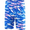 image:imageRoadbox Boys Swim Jammers Quick Dry Youth Competitive Swimsuit UPF 50 Bathing Kids Athletic Compression Swimming ShortsOcean Printblue Pink