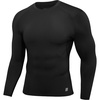 image:imageRoadbox Mens Compression Shirts Long Sleeve UPF 50 Base Layer Undershirts Cool Dry Workout Gym Tops for Running Football01 Black