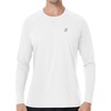 image:imageRoadbox UPF 50 Sun Shirts for Men UV Protection Long Sleeve Swim Shirt Quick Dry Rash Guard for Fishing Hiking RunningWhite
