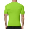 image:imageRoadbox Mens Compression Shirt Short Sleeve Athletic T Shirts Quick Dry Slim Base Layer Undershirt for Gym Sports WorkoutLime Green