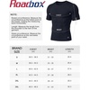 image:imageRoadbox Mens Compression Shirt Short Sleeve Athletic T Shirts Quick Dry Slim Base Layer Undershirt for Gym Sports WorkoutNavy Blue