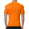 image:imageRoadbox Mens Compression Shirt Short Sleeve Athletic T Shirts Quick Dry Slim Base Layer Undershirt for Gym Sports WorkoutOrange