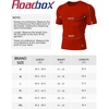 image:imageRoadbox Mens Compression Shirt Short Sleeve Athletic T Shirts Quick Dry Slim Base Layer Undershirt for Gym Sports WorkoutTomato Red