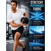 image:imageRoadbox Mens Compression Shirt Short Sleeve Athletic T Shirts Quick Dry Slim Base Layer Undershirt for Gym Sports WorkoutWhite