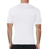 image:imageRoadbox Mens Compression Shirt Short Sleeve Athletic T Shirts Quick Dry Slim Base Layer Undershirt for Gym Sports WorkoutWhite