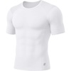 image:imageRoadbox Mens Compression Shirt Short Sleeve Athletic T Shirts Quick Dry Slim Base Layer Undershirt for Gym Sports WorkoutWhite