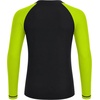 image:imageRoadbox Boys BJJ Rash Guard Long Sleeve Kids Youth Jiu Jitsu No Gi Compression Shirt for Training MMA Wrestling Boxing SwimBlack With Green