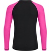 image:imageRoadbox Boys BJJ Rash Guard Long Sleeve Kids Youth Jiu Jitsu No Gi Compression Shirt for Training MMA Wrestling Boxing SwimBlack With Hot Pink