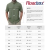 image:imageRoadbox Mens Fishing Shirts Short Sleeve Sun Protection Button Down Quick Dry Cooling Hiking Shirt for Travel Safari Camping Sage Green