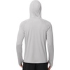 image:imageRoadbox Mens UPF 50 Sun Hoodie Long Sleeve UV Protection Fishing Hiking Shirts 14 Zip Hooded Lightweight Rash Guard