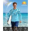 image:imageRoadbox Mens UPF 50 Swim Rash Guard Long Sleeve UV Sun Protection SPF Shirts Quick Dry Lightweight Water TShirt for Diving Beach Surfing Fishing S