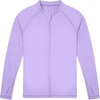 image:imageRoadbox Boys UPF 50 Zip Up Rash Guard Long Sleeve Swim Shirt Kids UV Protection Sun Shirts Quick Dry for Water Beach SurfPurple