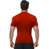 image:imageRoadbox Compression Shirt Men Mock Turtleneck Short Sleeve Workout T Shirts Cool Dry Athletic Gym Sports Base Layer TopRed