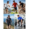 image:imageRoadbox Compression Shirt Men Mock Turtleneck Short Sleeve Workout T Shirts Cool Dry Athletic Gym Sports Base Layer TopRoyal Blue