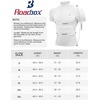 image:imageRoadbox Compression Shirt Men Mock Turtleneck Short Sleeve Workout T Shirts Cool Dry Athletic Gym Sports Base Layer TopWhite