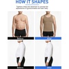 image:imageRoadbox Mens Compression Shirt Shapewear Slimming Body Shaper Gynecomastia Tummy Control Undershirt Workout Gym Tank TopBeige