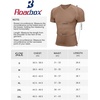 image:imageRoadbox Mens Compression Shirt Short Sleeve V Neck Workout Athetic T Shirts Cool Dry Gym Sports Base Layer UndershirtCamel Pink