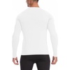 image:imageRoadbox Mens Thermal Compression Shirts Long Sleeve Fleece Lined Undershirt Cold Weather Workout Athletic Base Layer TopWhite01