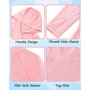 image:imageRoadbox Boys Rash Guard Hooded Fishing Shirt Kids UPF 50 Long Sleeve Sun Hoodie Youth UV Protection Beach Swim Shirts07pink