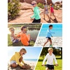 image:imageRoadbox Boys Rash Guard Hooded Fishing Shirt Kids UPF 50 Long Sleeve Sun Hoodie Youth UV Protection Beach Swim Shirts08teal Blue