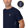image:imageRoadbox Mens UPF 50 Swim Shirts Short Sleeve Sun Protection Quick Dry Rash Guard Water TShirt for Surfing Fishing Beach02 Dark Blue