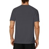 image:imageRoadbox Mens UPF 50 Swim Shirts Short Sleeve Sun Protection Quick Dry Rash Guard Water TShirt for Surfing Fishing Beach02 Dark Gray