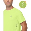 image:imageRoadbox Mens UPF 50 Swim Shirts Short Sleeve Sun Protection Quick Dry Rash Guard Water TShirt for Surfing Fishing Beach02 Lemon Yellow