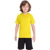 image:imageRoadbox Boys Short Sleeve Hoodie Athletic Quick Dry Hooded T Shirts Lightweight Youth Pullover Sweatshirt for Workout Sport08 Yellow