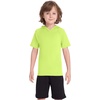 image:imageRoadbox Boys Short Sleeve Hoodie Athletic Quick Dry Hooded T Shirts Lightweight Youth Pullover Sweatshirt for Workout Sport09 Lemon Yellow