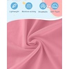 image:imageRoadbox Boys Short Sleeve Hoodie Athletic Quick Dry Hooded T Shirts Lightweight Youth Pullover Sweatshirt for Workout Sport12 Pink