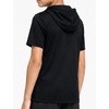 image:imageRoadbox Boys Short Sleeve Hoodie Youth Lightweight Athletic Hooded T Shirt  Cool dry and breathable pullover Great for baseball basketball and daily wear Tagfree collar amp flatlock seams Sizes 5T1601black