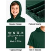 image:imageRoadbox Boys Short Sleeve Hoodie Youth Lightweight Athletic Hooded T Shirt  Cool dry and breathable pullover Great for baseball basketball and daily wear Tagfree collar amp flatlock seams Sizes 5T1606dark Green