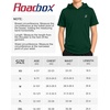 image:imageRoadbox Boys Short Sleeve Hoodie Youth Lightweight Athletic Hooded T Shirt  Cool dry and breathable pullover Great for baseball basketball and daily wear Tagfree collar amp flatlock seams Sizes 5T1606dark Green