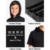 image:imageRoadbox Boys Short Sleeve Hoodie Youth Lightweight Athletic Hooded T Shirt  Cool dry and breathable pullover Great for baseball basketball and daily wear Tagfree collar amp flatlock seams Sizes 5T1601black