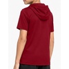image:imageRoadbox Boys Short Sleeve Hoodie Youth Lightweight Athletic Hooded T Shirt  Cool dry and breathable pullover Great for baseball basketball and daily wear Tagfree collar amp flatlock seams Sizes 5T1607red
