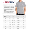 image:imageRoadbox Boys Short Sleeve Hoodie Youth Lightweight Athletic Hooded T Shirt  Cool dry and breathable pullover Great for baseball basketball and daily wear Tagfree collar amp flatlock seams Sizes 5T1602light Grey