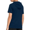 image:imageRoadbox Boys Short Sleeve Hoodie Youth Lightweight Athletic Hooded T Shirt  Cool dry and breathable pullover Great for baseball basketball and daily wear Tagfree collar amp flatlock seams Sizes 5T1605dark Blue