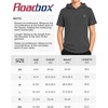 image:imageRoadbox Boys Short Sleeve Hoodie Youth Lightweight Athletic Hooded T Shirt  Cool dry and breathable pullover Great for baseball basketball and daily wear Tagfree collar amp flatlock seams Sizes 5T1604grey