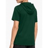image:imageRoadbox Boys Short Sleeve Hoodie Youth Lightweight Athletic Hooded T Shirt  Cool dry and breathable pullover Great for baseball basketball and daily wear Tagfree collar amp flatlock seams Sizes 5T1606dark Green