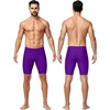 image:imageRoadbox Swim Jammers for Men Racing Athletic Quick Dry Swimsuit Endurance Training Competitive Swimming Shorts UPF 50Purple