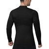 image:imageRoadbox Mens Long Sleeve Compression Shirt Mock Turtleneck Athletic Base Layer Tops Workout Undershirt for Gym SportsBlack