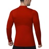 image:imageRoadbox Mens Long Sleeve Compression Shirt Mock Turtleneck Athletic Base Layer Tops Workout Undershirt for Gym SportsRed