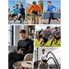 image:imageRoadbox Mens Long Sleeve Compression Shirt Mock Turtleneck Athletic Base Layer Tops Workout Undershirt for Gym SportsWaterfall Blue