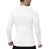 image:imageRoadbox Mens Long Sleeve Compression Shirt Mock Turtleneck Athletic Base Layer Tops Workout Undershirt for Gym SportsWhite