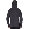 image:imageRoadbox Mens UPF 50 Fishing Shirt Long Sleeve UV Sun Protection Hoodies Quick Dry Rash Guard for Hiking Outdoor WorkingDark Gray