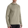 image:imageRoadbox Mens UPF 50 Fishing Shirt Long Sleeve UV Sun Protection Hoodies Quick Dry Rash Guard for Hiking Outdoor WorkingKhaki