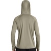 image:imageRoadbox Mens UPF 50 Fishing Shirt Long Sleeve UV Sun Protection Hoodies Quick Dry Rash Guard for Hiking Outdoor WorkingKhaki