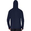 image:imageRoadbox Mens UPF 50 Fishing Shirt Long Sleeve UV Sun Protection Hoodies Quick Dry Rash Guard for Hiking Outdoor WorkingNavy Blue